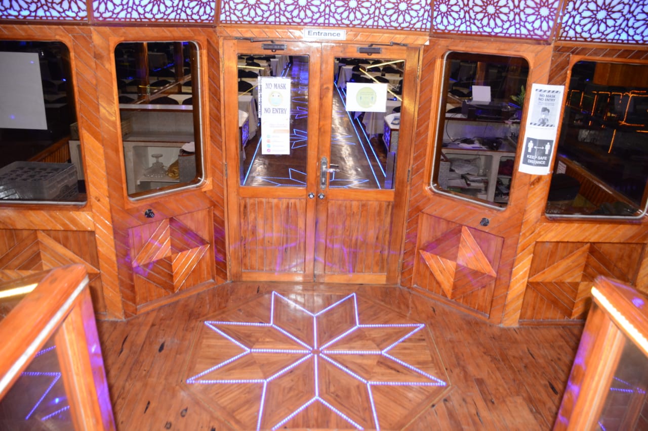 Entrance Door of Dhow Cruise, Deira Creek
